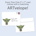 Load image into Gallery viewer, Yoda Best Dad Single Card
