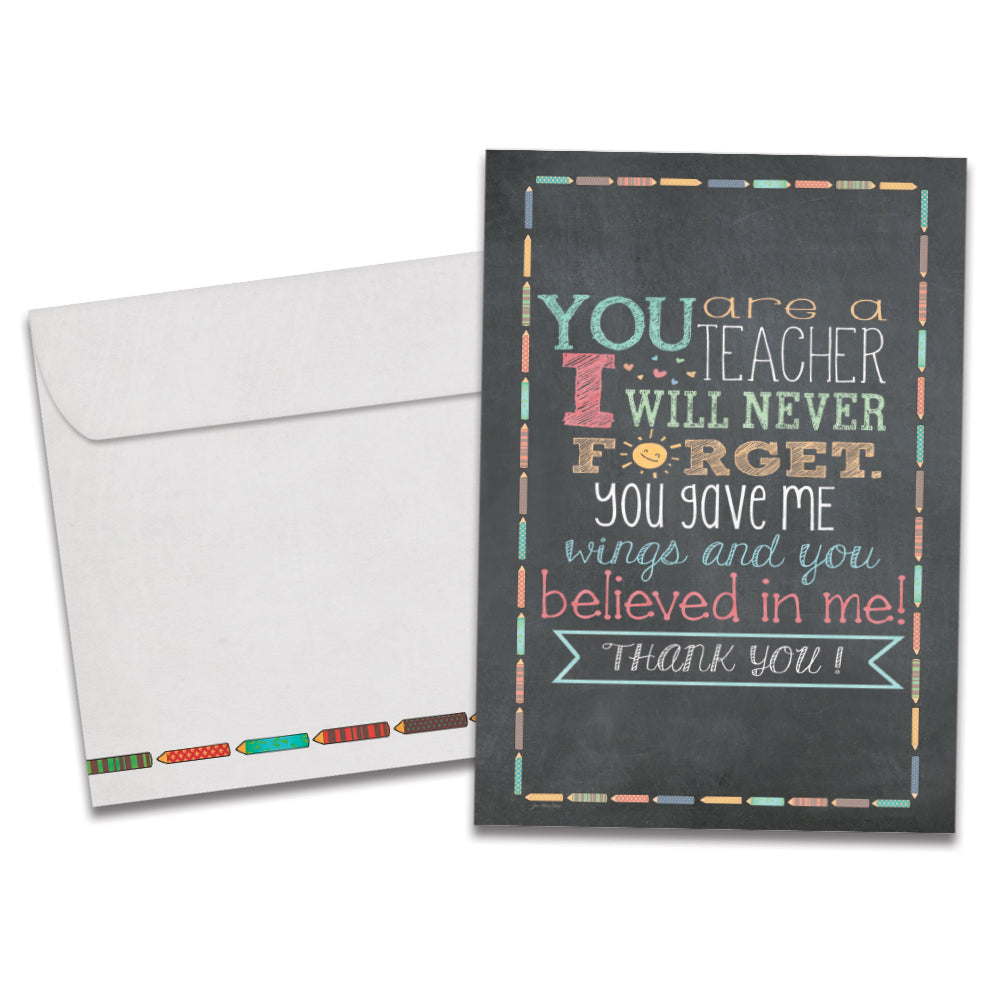 Teacher Thanks Single Card