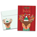 Load image into Gallery viewer, Merry Bright Reindeer Single Card
