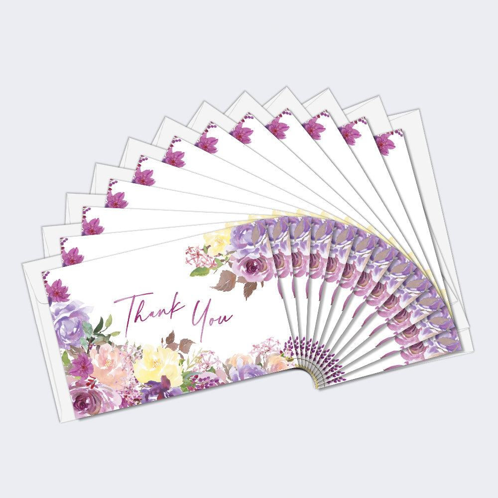 Purple Floral Wedding (TK61332) 12 Pack