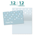 Load image into Gallery viewer, Blue Rainbow Baby Shower 3 12 Pack
