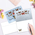 Load image into Gallery viewer, Blue Butterfly Sympathy 2 12 Pack
