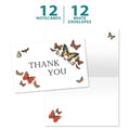 Load image into Gallery viewer, White Butterfly Sympathy 3 12 Pack
